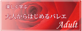 楽しく学ぶ　大人からはじめるバレエ